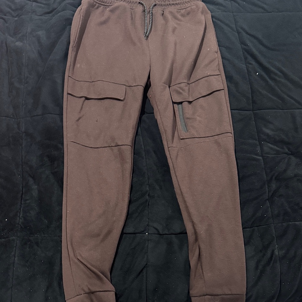 Essentials Chocolate Brown Cargo Pants
